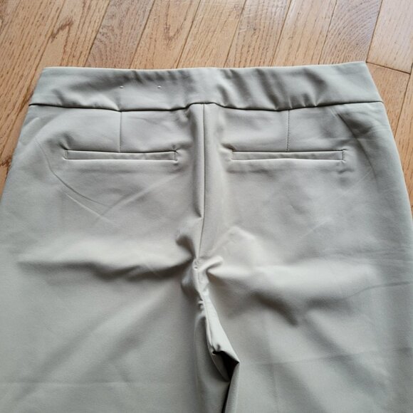 Alfred Sung Crop Stretch Pant Pull On Dress Pant Size 10 - Picture 7 of 11